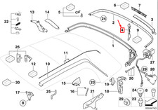 MINI CABRIO R52 Serrure de