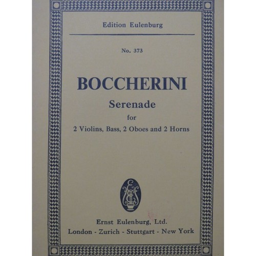 Boccherini luigi serenade - luigi,
