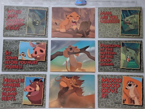 Cards disney roi lion - le, serie