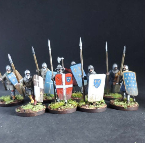 28mm french warriors with - 28mm,