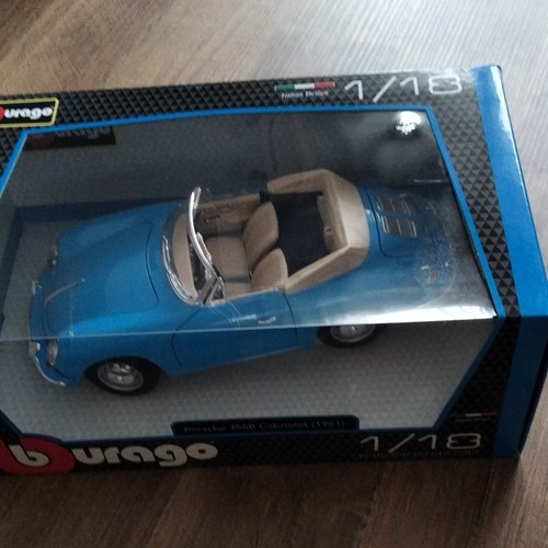 Bburago porsche 356b cabriolet - bburago,