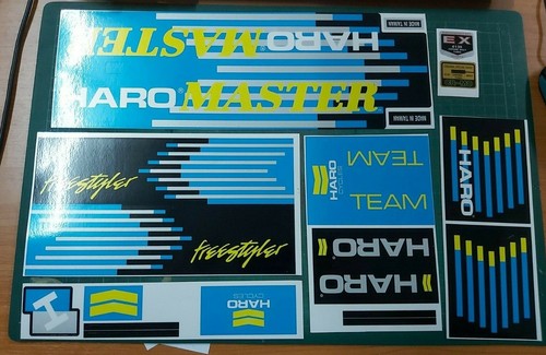 Haro master 1987 bmx - master, sticker