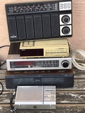 5 RADIO REVEIL vintage POUR
