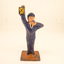 FIGURINE - 1/32 - 4.5 cm - PERSONNAGE MODELISME - TRAIN - ANCIEN- PLOMB -HORNBY?