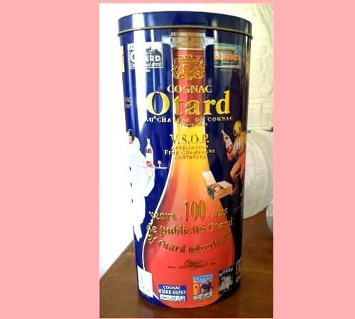 Cognac otard boite metal - cognac,