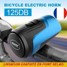 Klaxon Electronique Pour Vélo VTT Antivol De Vélo VTT Trottinette 125dB
