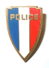 INSIGNE DE CASQUETTE / KEPI  POLICE - Drago - OBSOLETE POUR COLLECTION