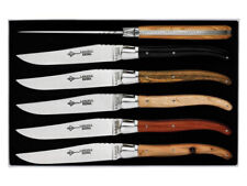3899 - Coffret de 6 couteaux Laguiole Table G.DAVID Bois Assortis 23 cm