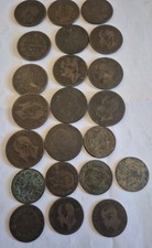  LOT DE 22 PIECES ANCIENNES ITALIENNES VITTORIO EMANUELLE