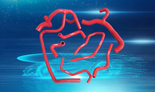 Red silicone hose for renault - hose,