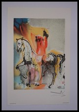 Salvador dali chevalier - dali, :