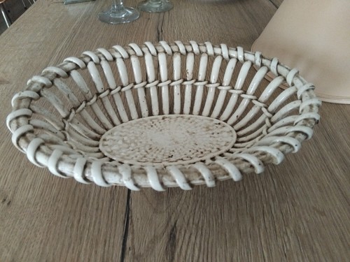 Corbeille ceramique tressée - corbeille,