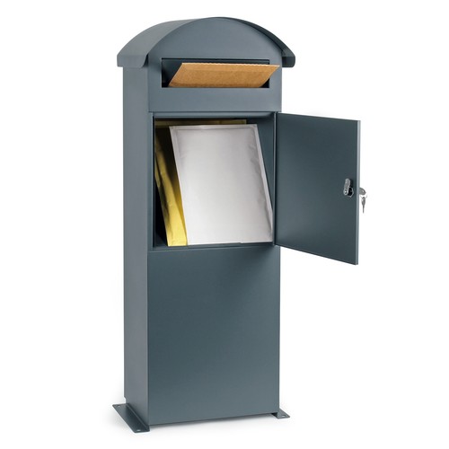 Boîte lettres gris - à,