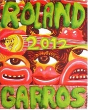Roland Garros Affiche Officielle 2012 par Hervé di Rosa
