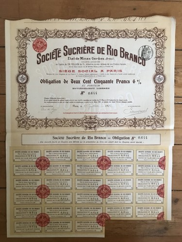 Société sucrière rio - société, de