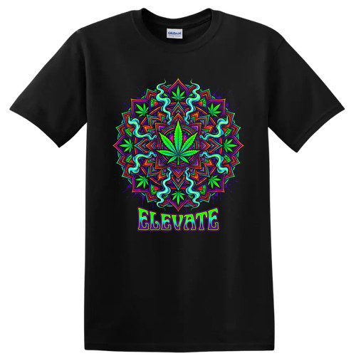 Cannabis mandala shirt - cannabis,