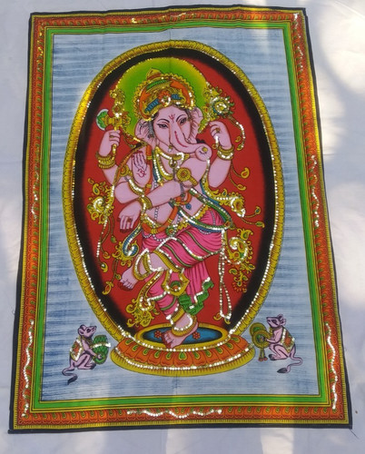 Ganesha tenture indienne avec - tenture,