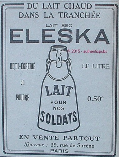 Publicite eleska elesca lait - elesca,