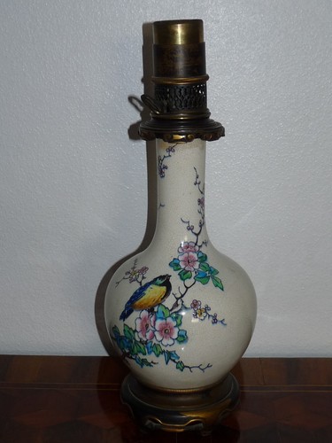 Superbe très rare lampe - , à