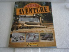 ANCIEN ALBUM PANINI AUTO MOTO AVENTURE 1987 vintage (Manque 2 vignettes)