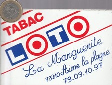 C57jj. Jouets. Jeux. LOTO TABAC LA MARGUERITE à Aime la Plagne
