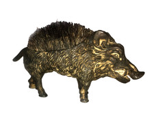 Sanglier gratte-plumes  essuie-plumes en régule genre Bronze de Vienne