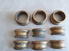 Lot de 6 ornements bronze