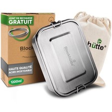 Boite à Gouter en Inox avec 3 Compartiments I 1200ml I Lunch Box Bento Lunch ...