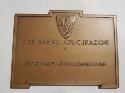 Médaille plaque alliance - médaille,