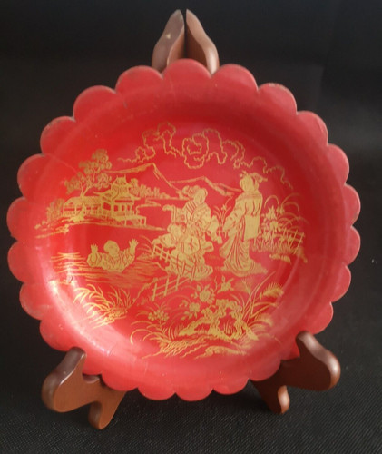 Rare ancienne assiette - , en