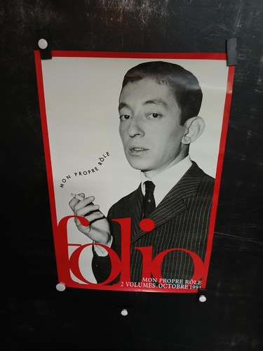 Affiche livre gainsbourg - livre,