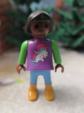Petite fille noire - noire, licorne