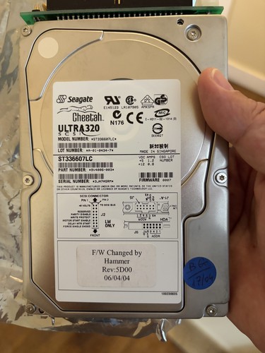Disque dur seagate st336607lc - dur,