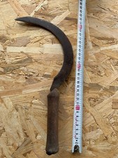 Faucille Outil ancien serpe serpette agricole ferme scie  herboriste jardin (2