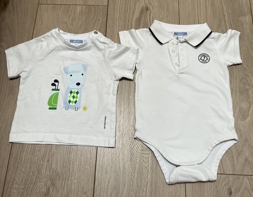 Jacadi white baby boy polo - jacadi,
