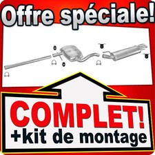 Ligne pot d'échappement pour