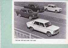 photo de presse / press photo original Fiat 1100D / 1300 / 1500 / 1500L 1963