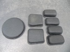 KIT DE PADS NOIRS CASQUE COMMANDOS MSA GALLET TC3001 SPECIAL FORCES HELMET PADS