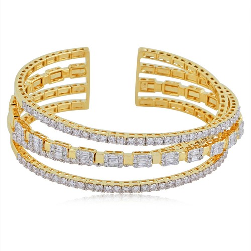 14k jaune fine bracelet - jaune, or