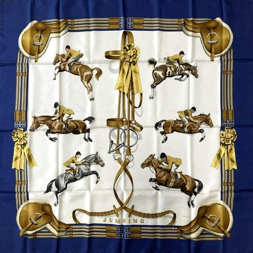 écharpe hermes jumping ledoux - hermes,