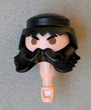 playmobil   tete  Barbe