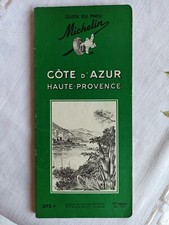MICHELIN : Guide Vert COTE d'AZUR Haute-Provence de 1957, 13ème édition 