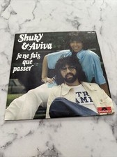 Disque vinyle 45 tours SHUKY ET AVIVA Je Ne Fais Que Passer 