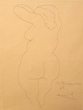 Pablo Picasso (1881-1973) - Femme nue de dos - Gravure