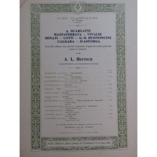 LOTTI Antonio Ariette Chant Piano