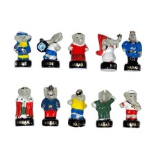 Série complète de 10 fèves