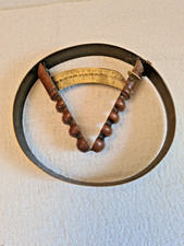 ANCIEN COMPAS DE CHAPELIER EN BOIS ET LAITON MESURE DE Ø DE CHAPEAU