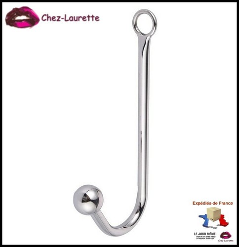 Crochet anal bdsm acier - anal,