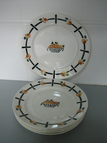 Anciennes assiettes plates - anciennes,
