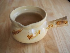 ANCIEN  POELON EN TERRE CUITE